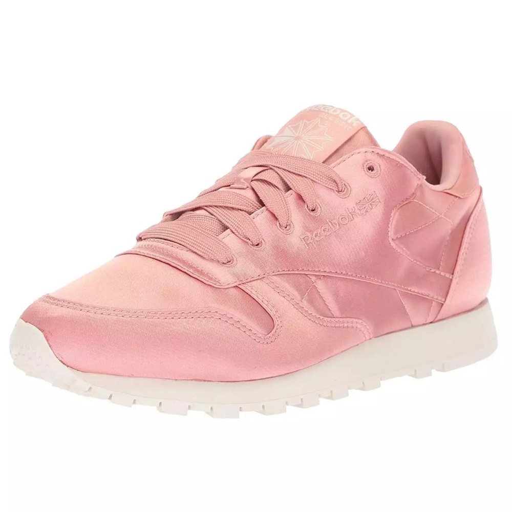 NWOT 27cm Womens Reebok Classic Leather Satin Pink Shoes Lifestyle
Sneaker W10